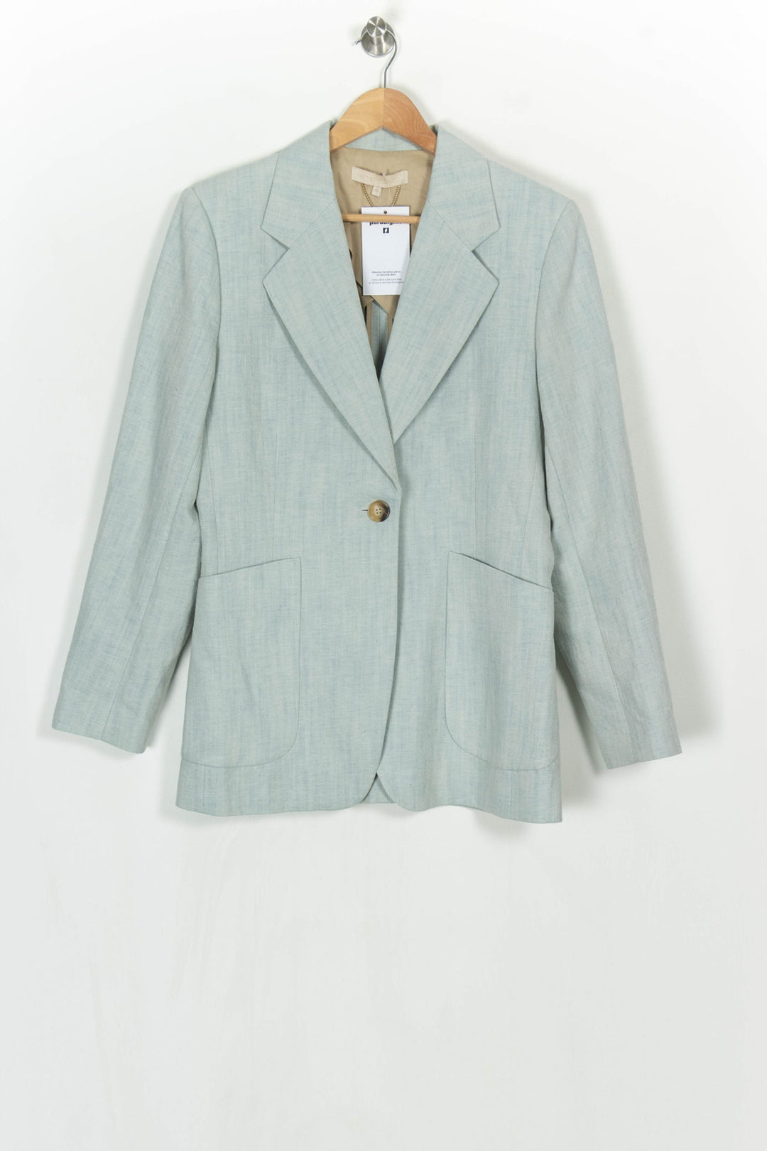 Blazer Vert Clair - Taille L/40 de la marque Vanessa Bruno | PARAD124216 - Vendu par Paradigme - Image 2