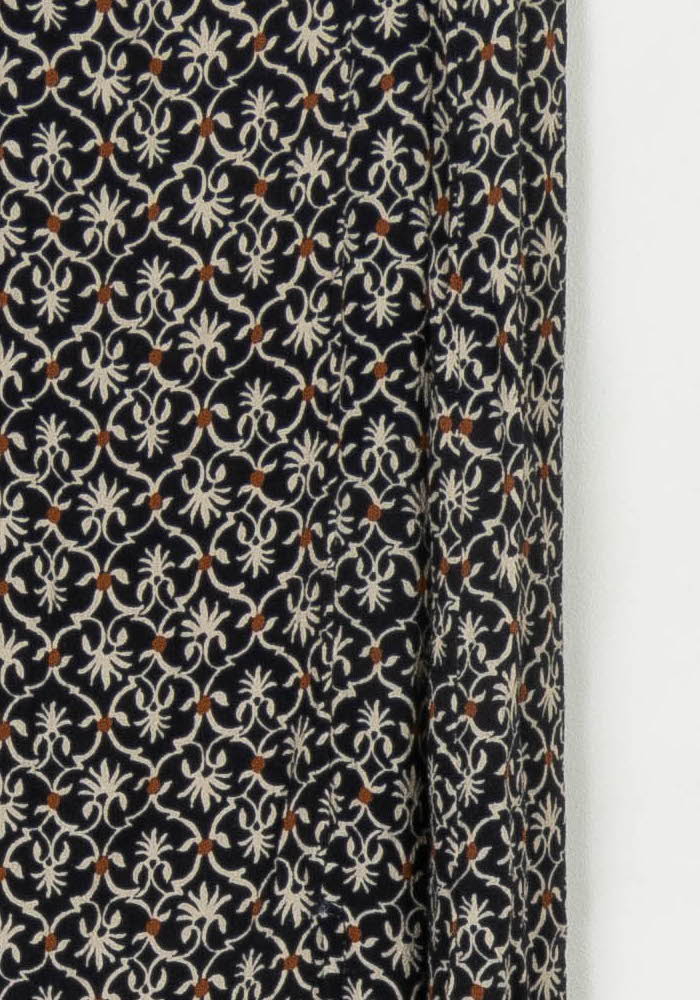 Jupe courte Noire et Blanche - Taille L/40 de la marque Caroll | PARAD124217 - Vendu par Paradigme - Image 3