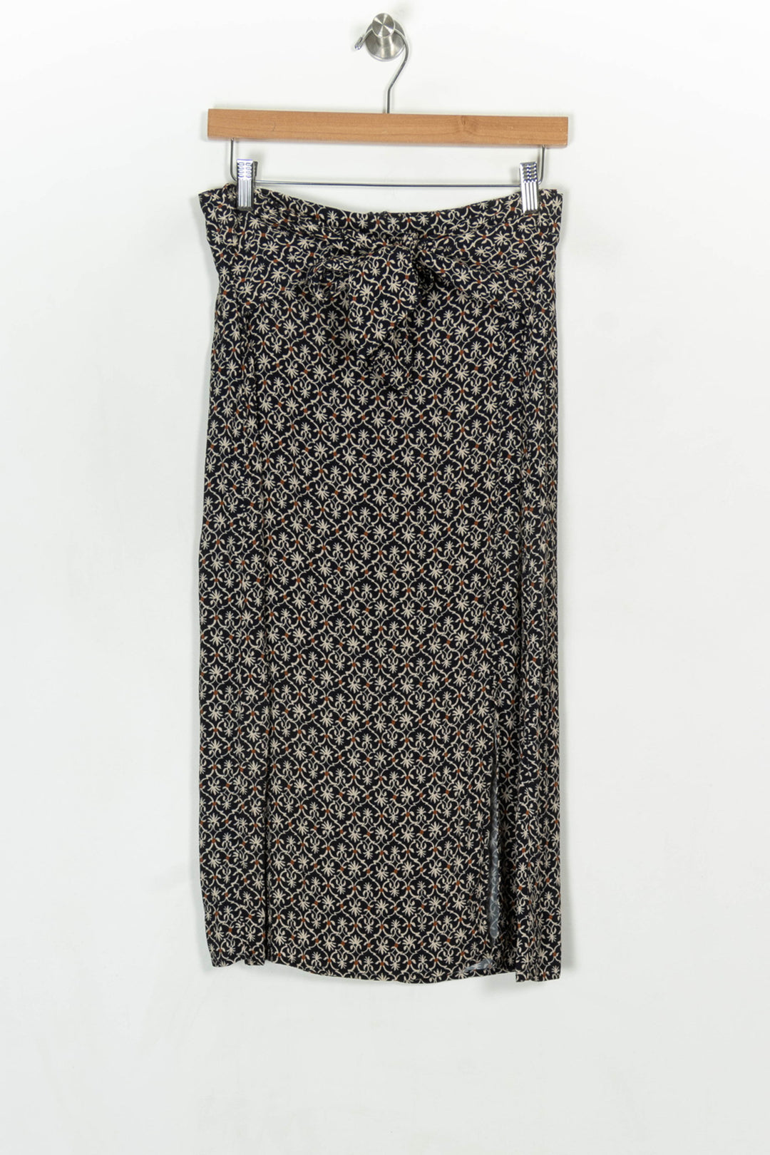 Jupe courte Noire et Blanche - Taille L/40 de la marque Caroll | PARAD124217 - Vendu par Paradigme - Image 2