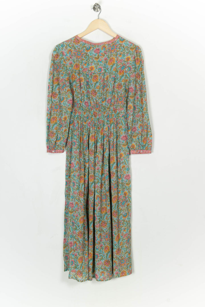 Robe Longue Turquoise et Rose - Taille S/36 de la marque Louise Misha | PARAD124218 - Vendu par Paradigme - Image 5