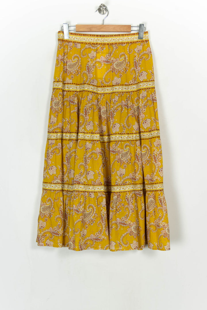 Jupe Longue Jaune - Taille L/40 de la marque Petite Mendigote | PARAD124219 - Vendu par Paradigme - Image 5