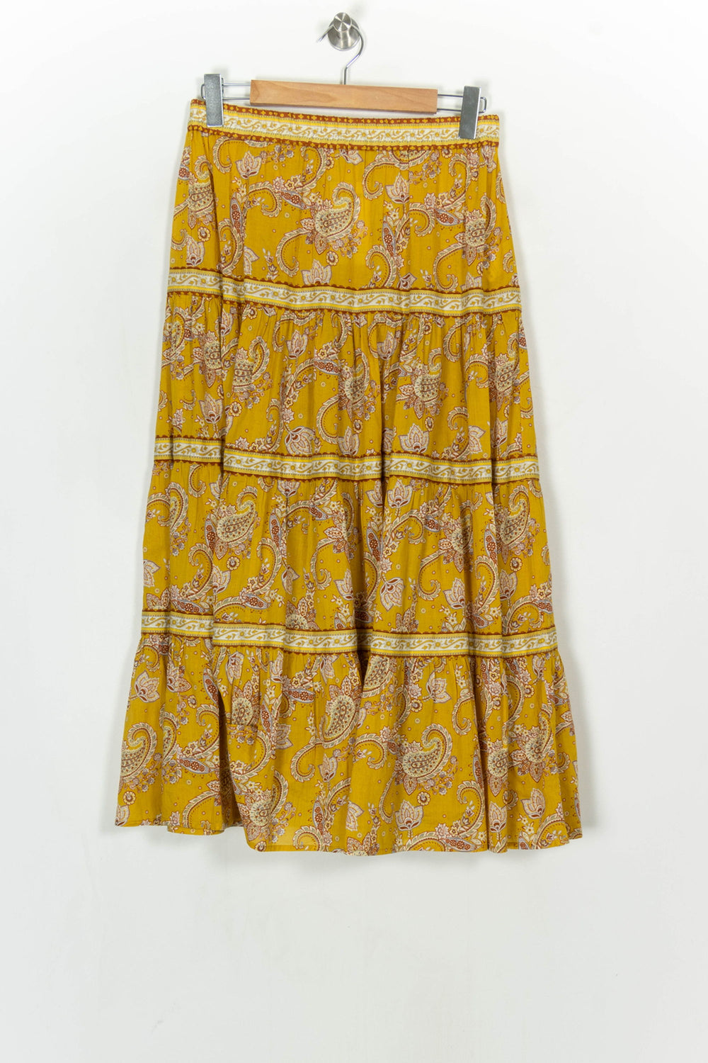 Jupe Longue Jaune - Taille L/40 de la marque Petite Mendigote | PARAD124219 - Vendu par Paradigme - Image 2