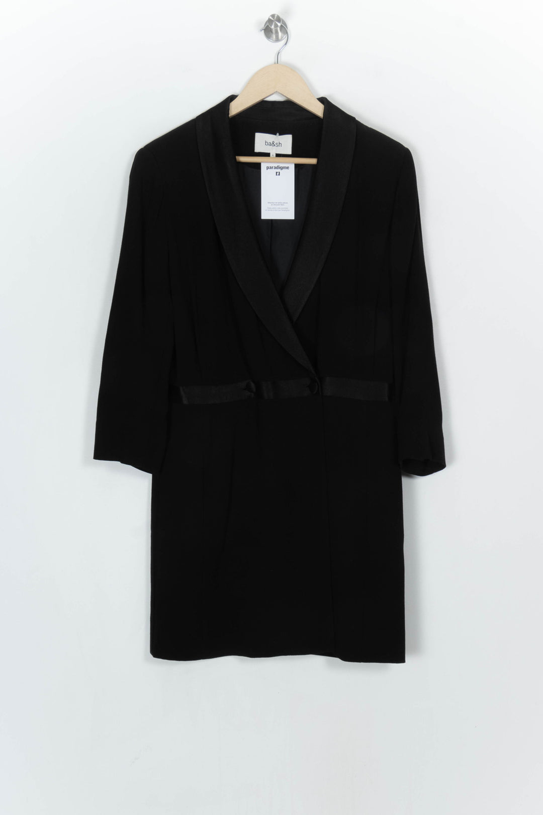 Robe Blazer Noire - Taille L/40 de la marque ba&amp;sh | PARAD124221 - Vendu par Paradigme - Image 2