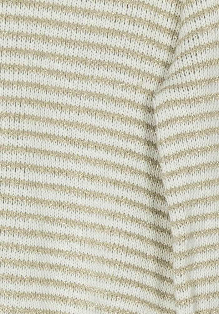 Pull Rayé Beige et Écru - Taille M/38 de la marque Liu Jo | PARAD124223 - Vendu par Paradigme - Image 3