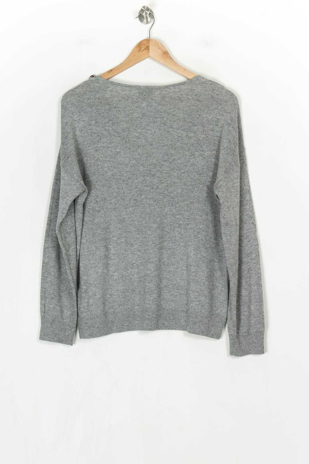 Pull Col V Gris - Taille L/40 de la marque Rodier | PARAD124225 - Vendu par Paradigme - Image 5
