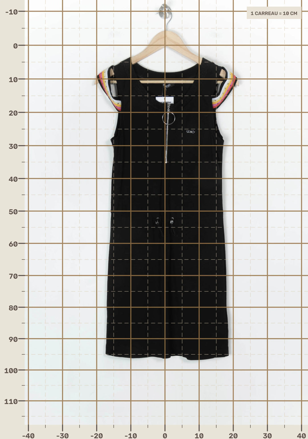 Robe Courte Noire - Taille S/36 de la marque Liu Jo | PARAD124227 - Vendu par Paradigme - Image 4