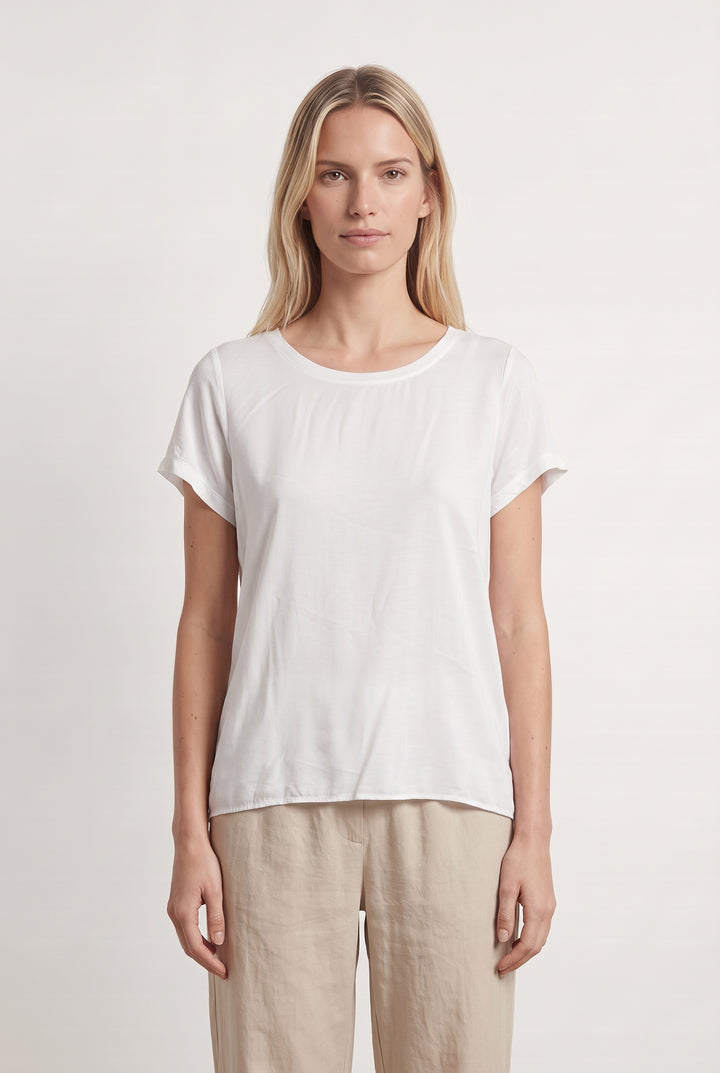 T-shirt Blanc - Taille M/38 de la marque La Fée Maraboutée | PARAD124228 - Vendu par Paradigme - Image 1