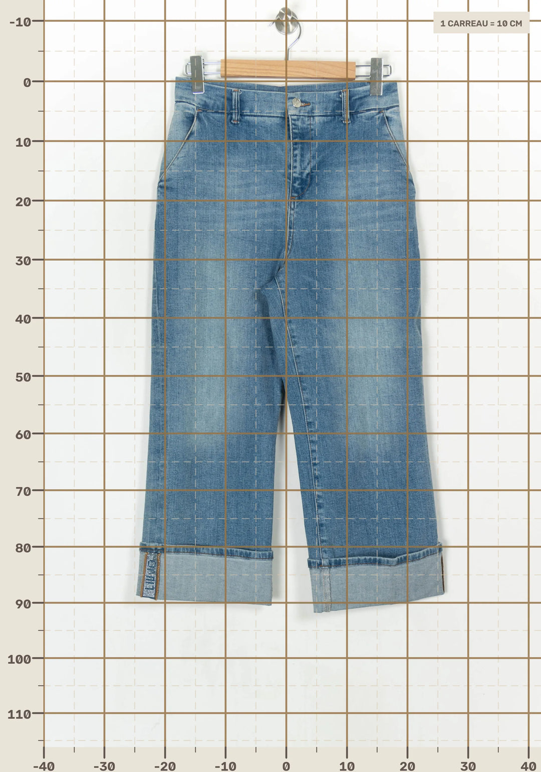 Jean Bleu - Taille L/40 de la marque Liu Jo | PARAD124231 - Vendu par Paradigme - Image 4