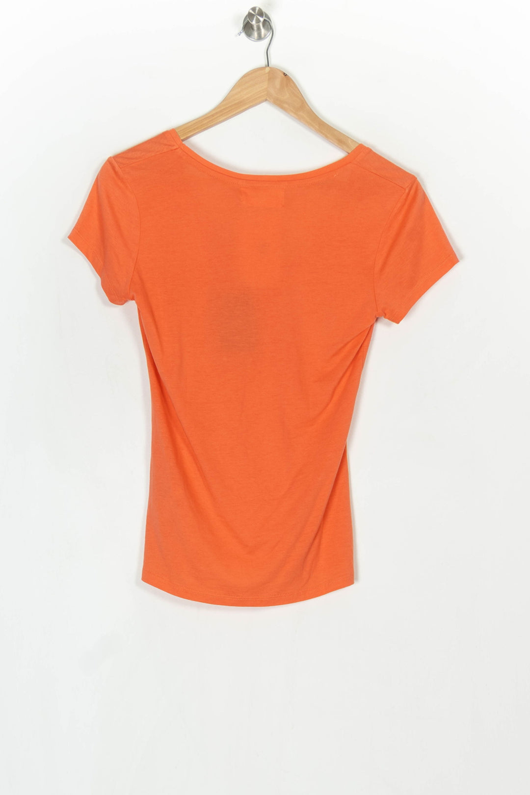 T-shirt à Col V Orange - Taille XS/34 de la marque Absolut Cashmere | PARAD124236 - Vendu par Paradigme - Image 5