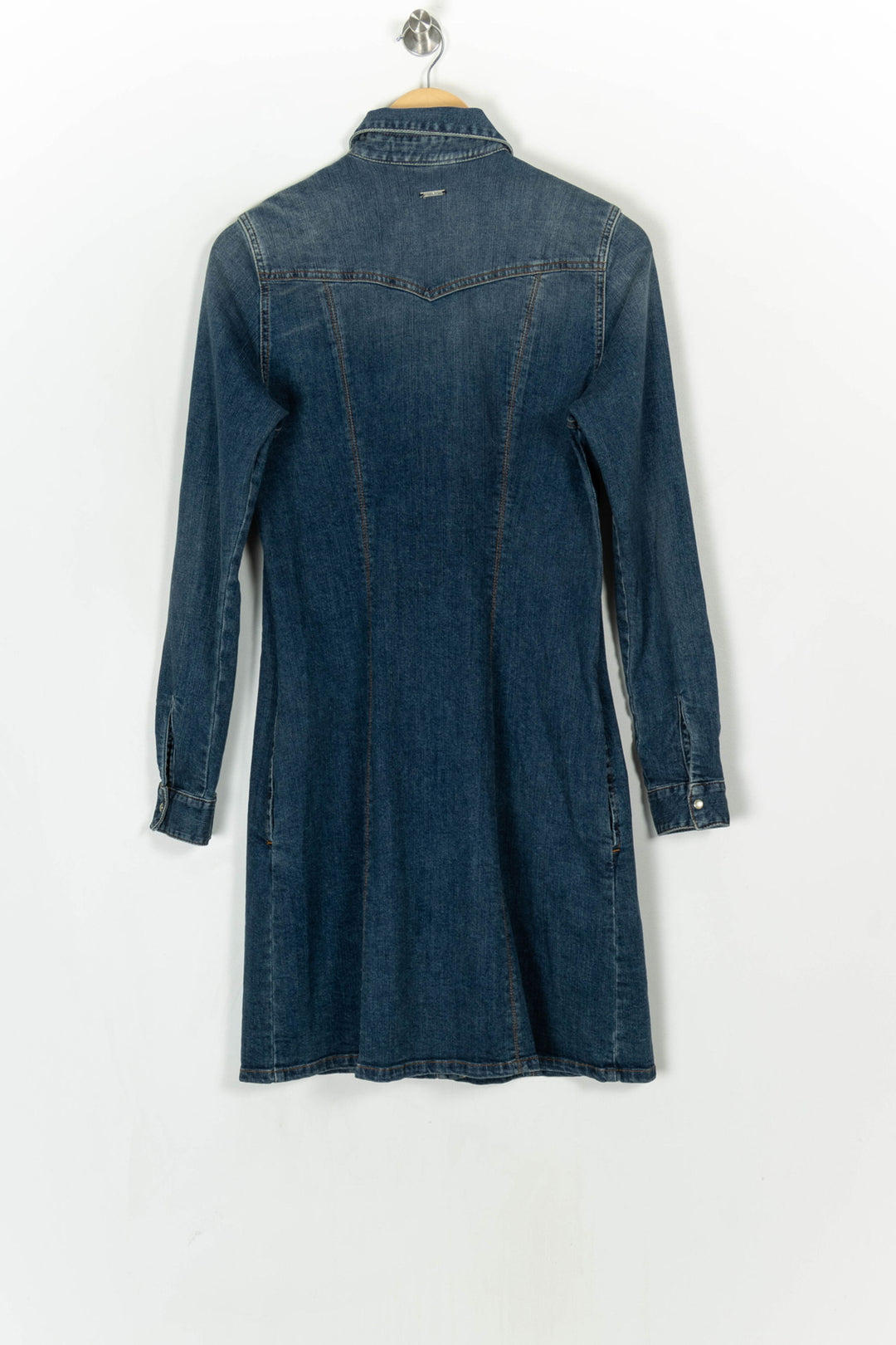 Robe Chemise En Jean Bleue - Taille L/40 de la marque Liu Jo | PARAD124237 - Vendu par Paradigme - Image 5