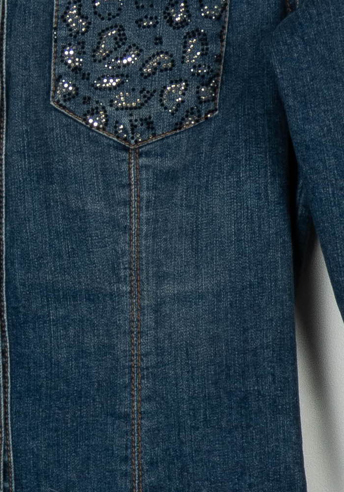 Robe Chemise En Jean Bleue - Taille L/40 de la marque Liu Jo | PARAD124237 - Vendu par Paradigme - Image 3