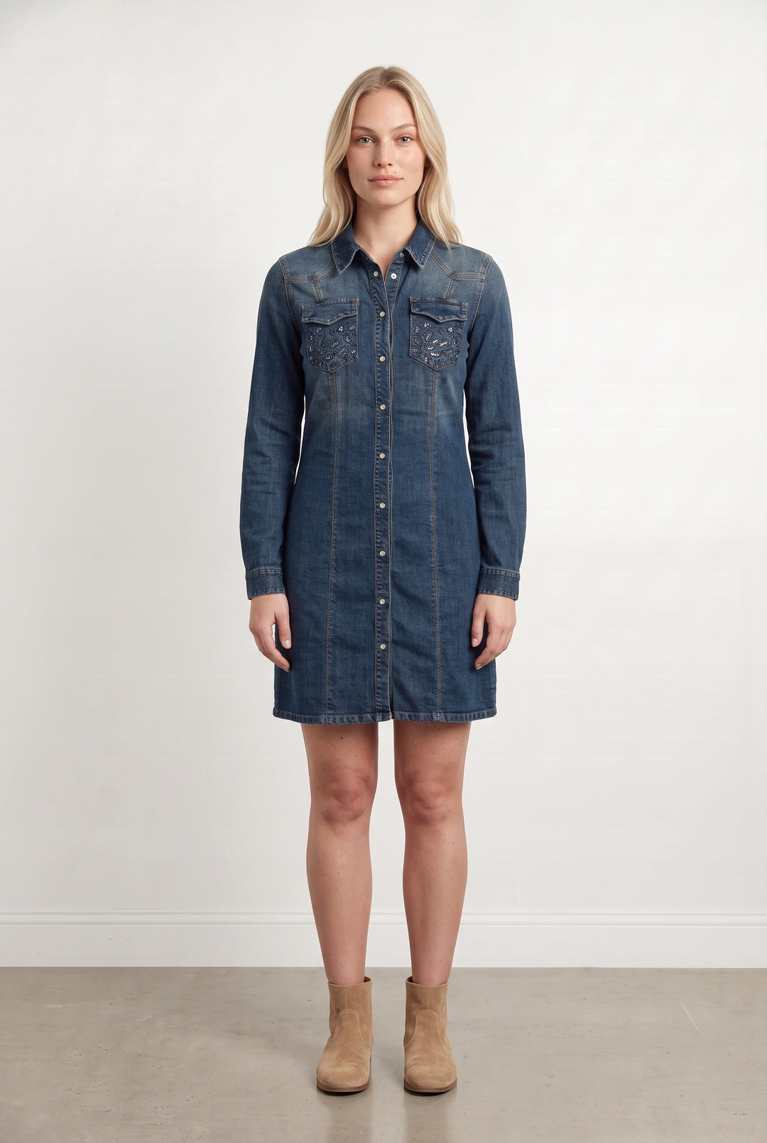 Robe Chemise En Jean Bleue - Taille L/40 de la marque Liu Jo | PARAD124237 - Vendu par Paradigme - Image 1