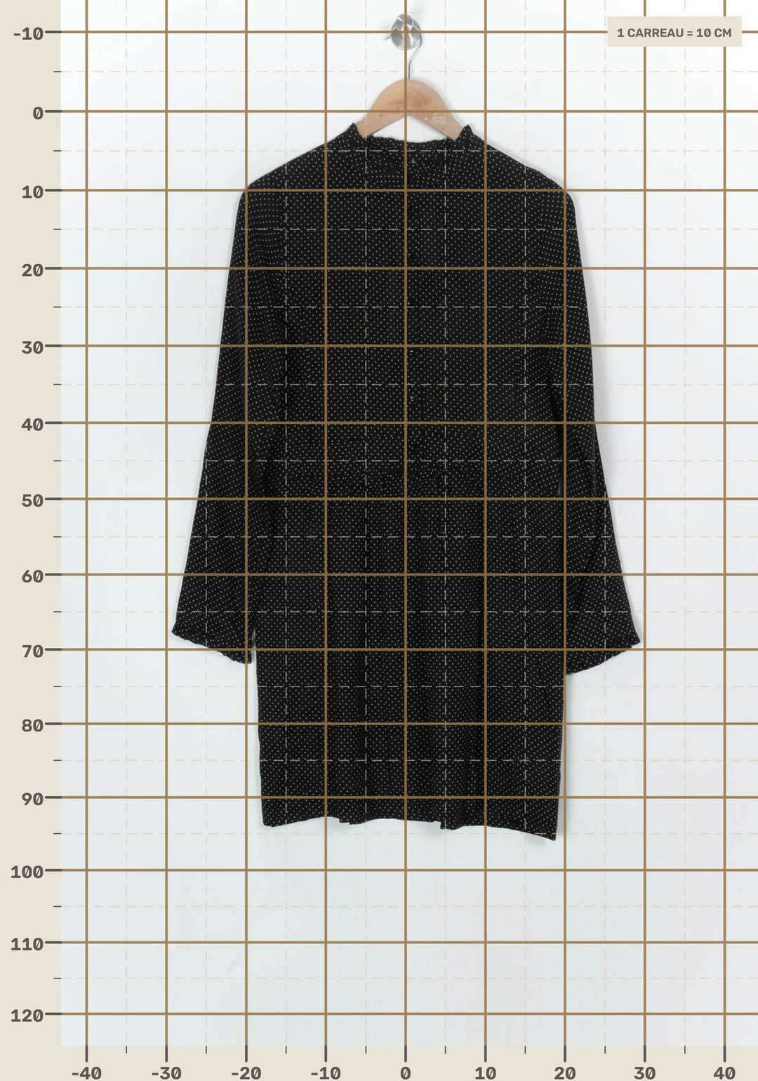 Robe À Pois Noire et Blanche - Taille S/36 de la marque Ekyog | PARAD124239 - Vendu par Paradigme - Image 4