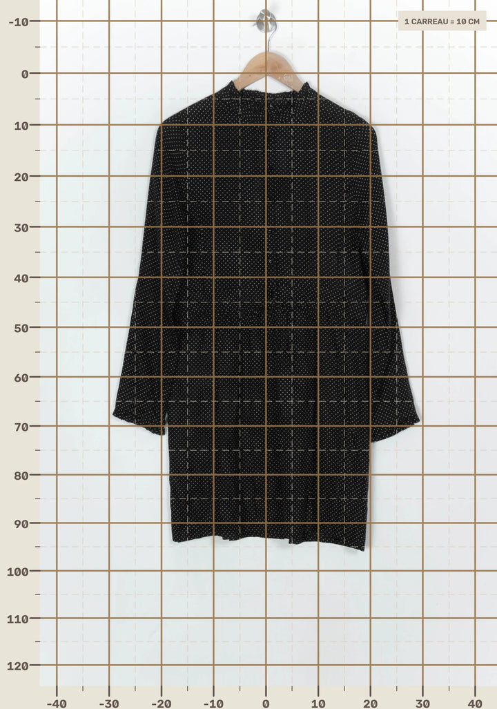 Robe À Pois Noire et Blanche - Taille S/36 de la marque Ekyog | PARAD124239 - Vendu par Paradigme - Image 4