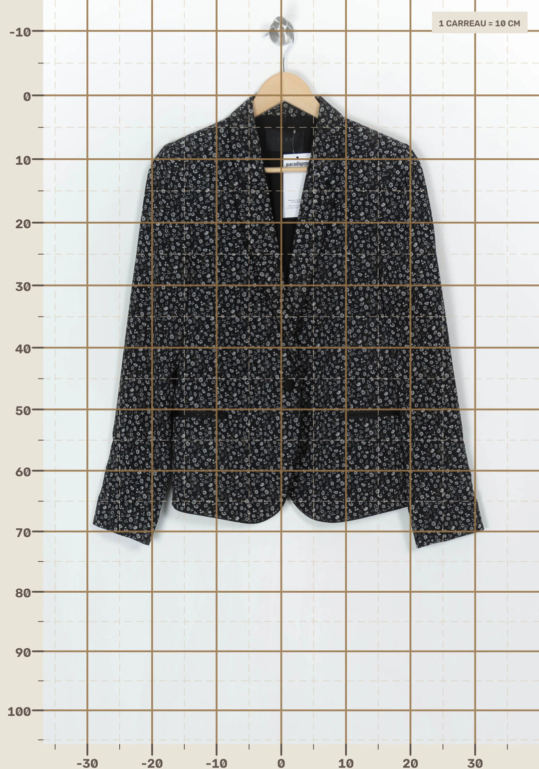 Blazer Noir et Blanc - Taille S/36 de la marque IKKS | PARAD124244 - Vendu par Paradigme - Image 4