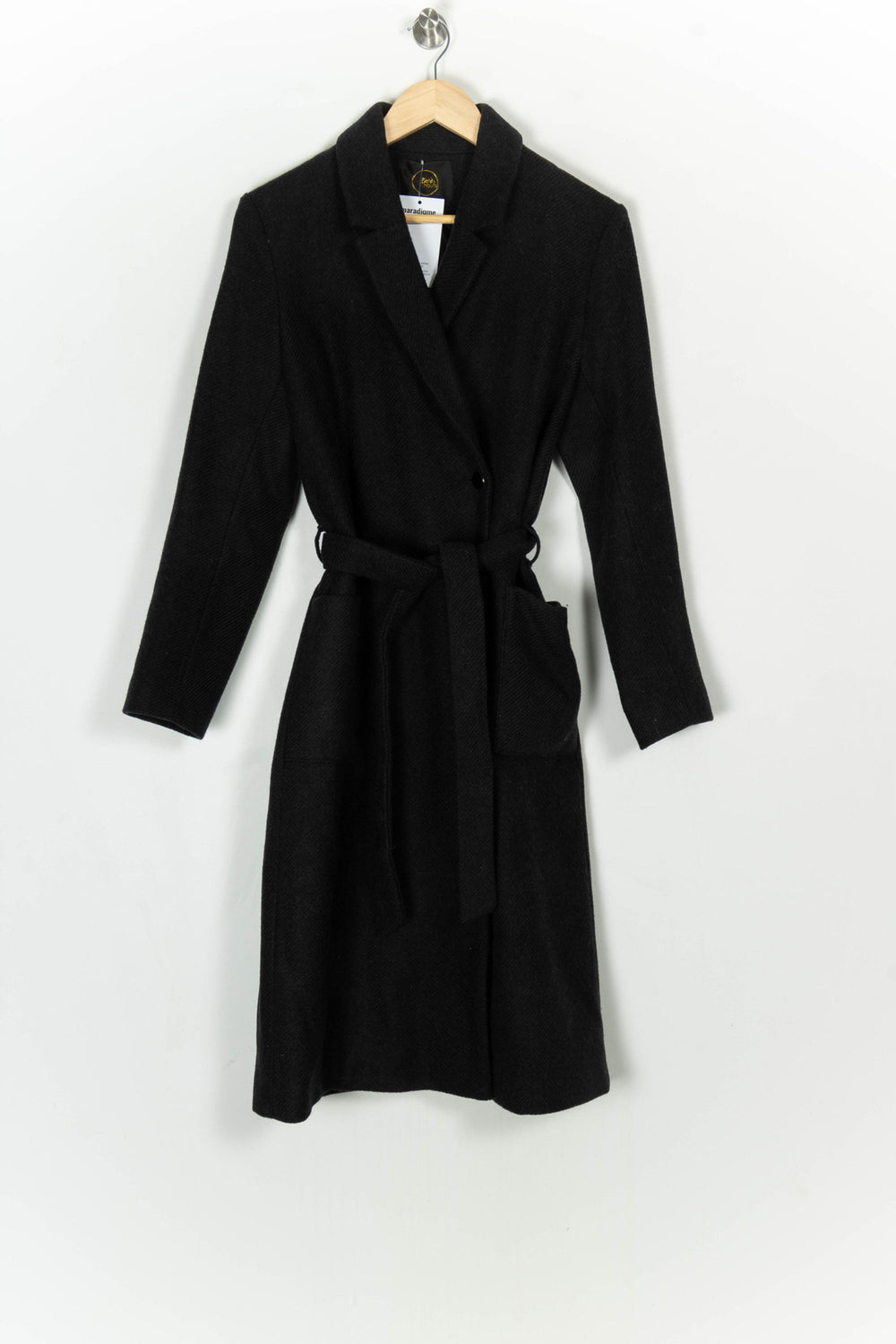 Manteau Noir - Taille XS/34 de la marque Des petits hauts | PARAD124245 - Vendu par Paradigme - Image 2