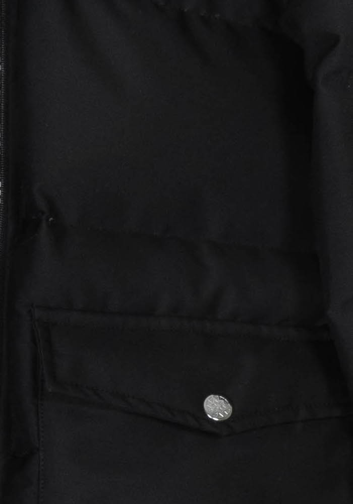 Doudoune Noire à Capuche en Fourrure - Taille S/36 de la marque Pyrenex | PARAD124247 - Vendu par Paradigme - Image 3