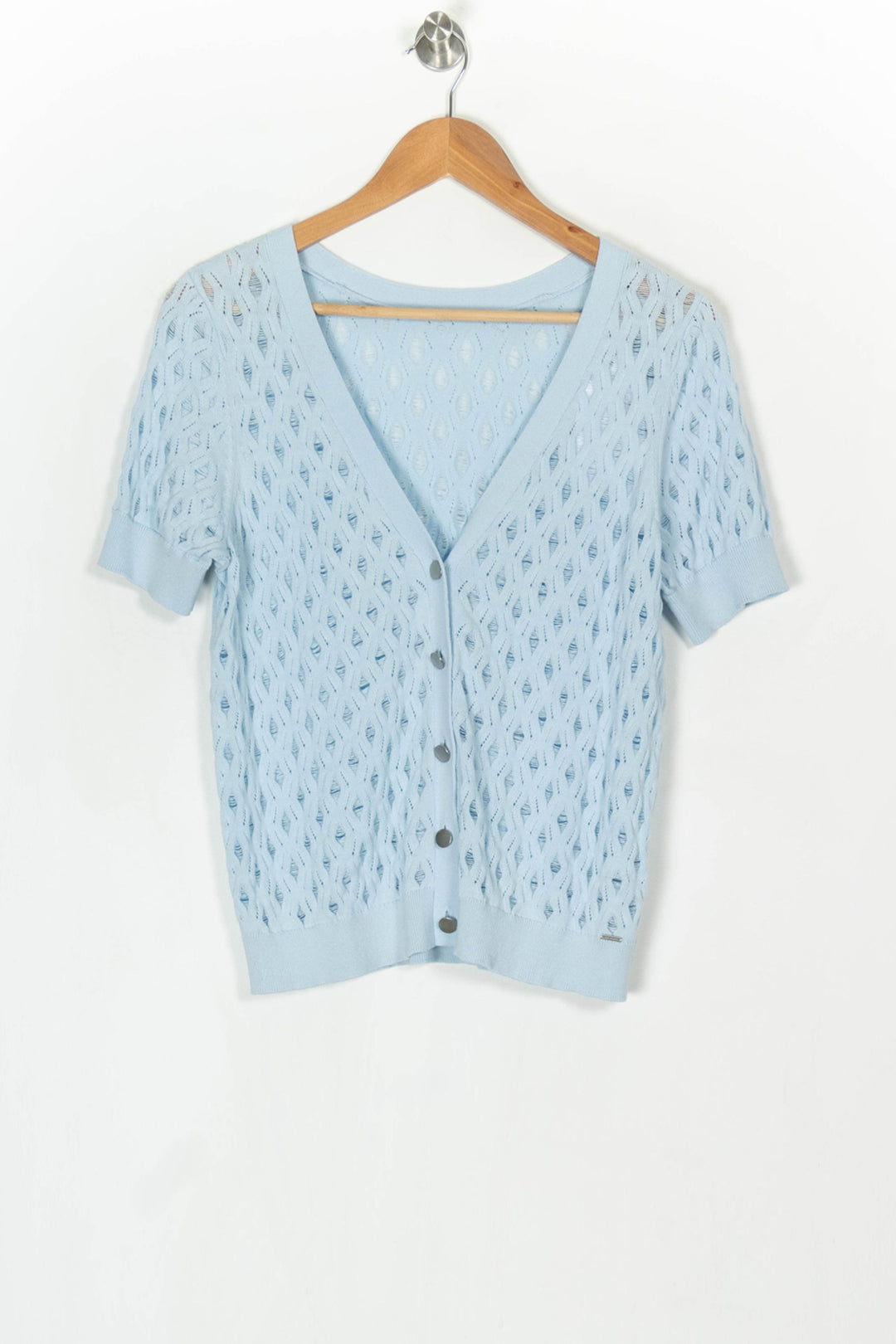 Pull Ajouré Bleu - Taille M/38 de la marque IKKS | PARAD124248 - Vendu par Paradigme - Image 5