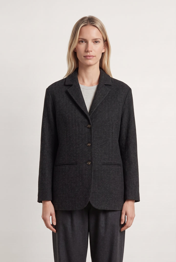 Blazer Gris Foncé - Taille M/38 de la marque Chloé Stora | PARAD124250 - Vendu par Paradigme - Image 1