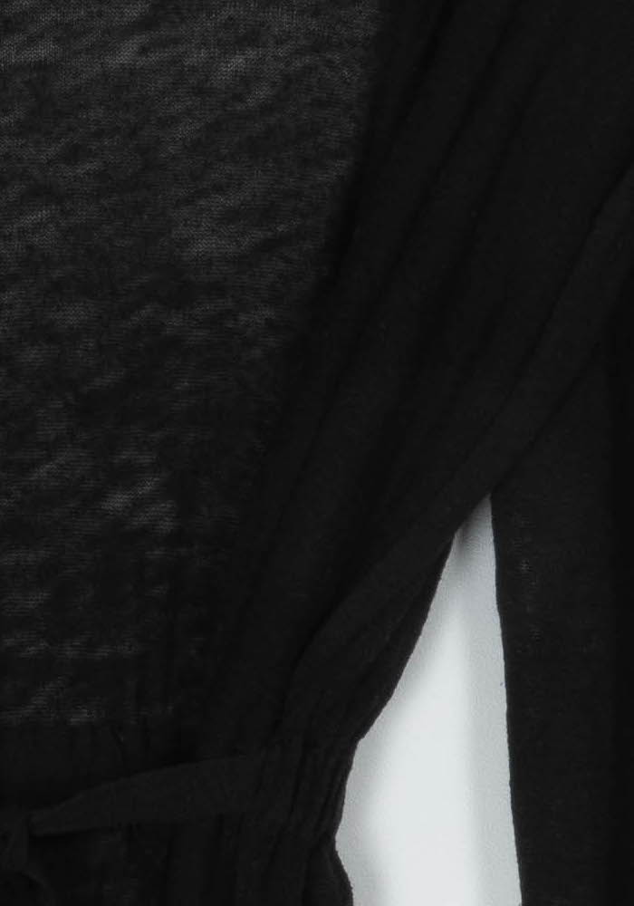 Cardigan Long Noir - Taille L/40 de la marque Pablo | PARAD124251 - Vendu par Paradigme - Image 3