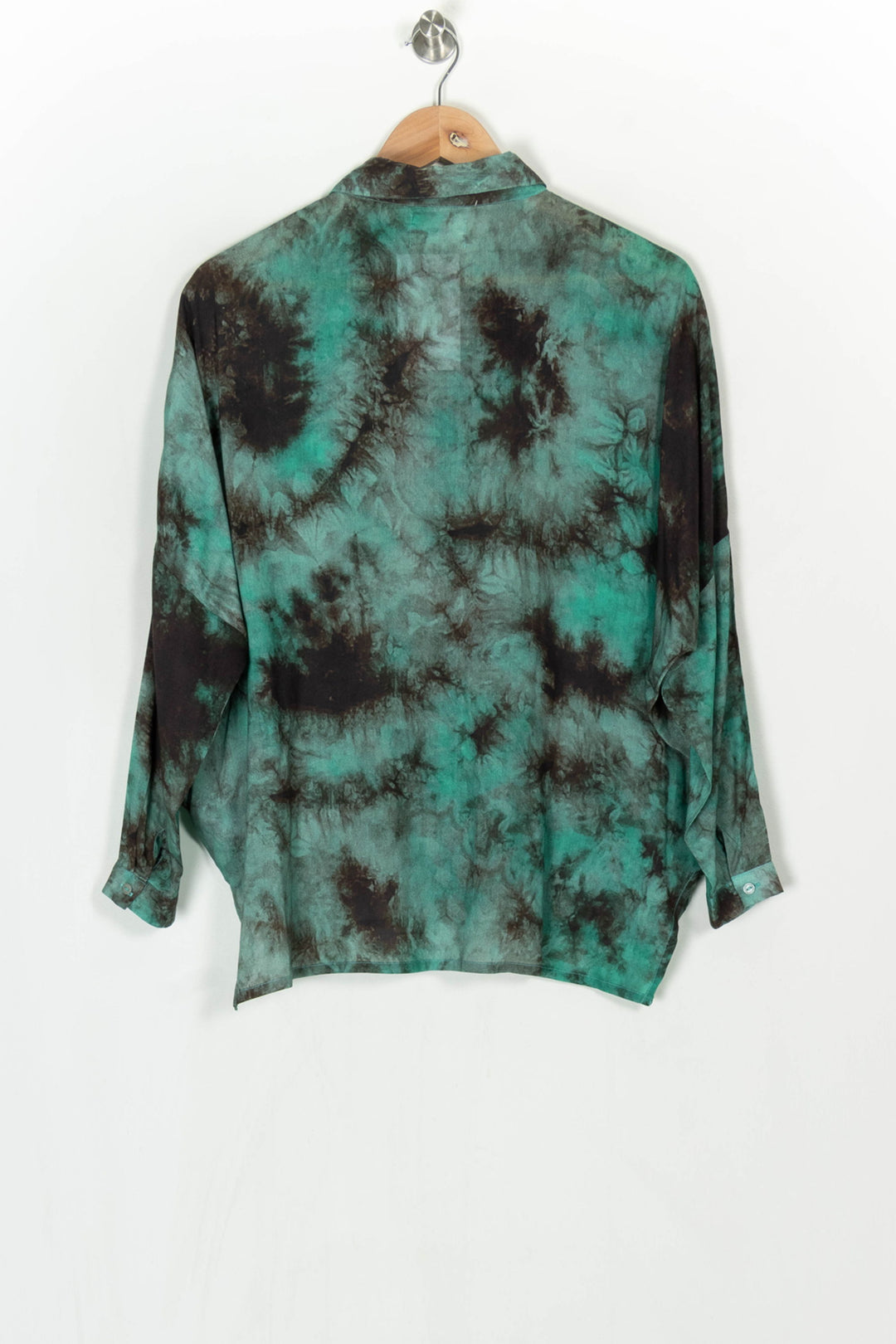 Blouse Turquoise et Noire - Taille S/36 de la marque Notshy Cashmere | PARAD124254 - Vendu par Paradigme - Image 5