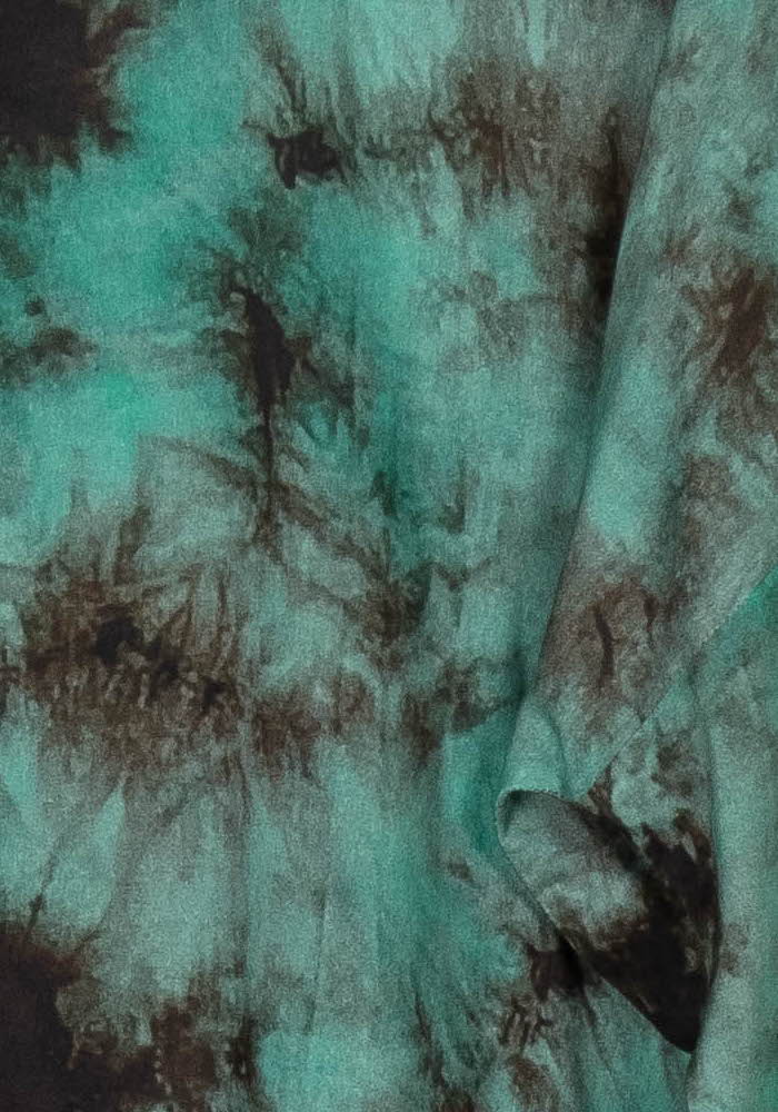 Blouse Turquoise et Noire - Taille S/36 de la marque Notshy Cashmere | PARAD124254 - Vendu par Paradigme - Image 3
