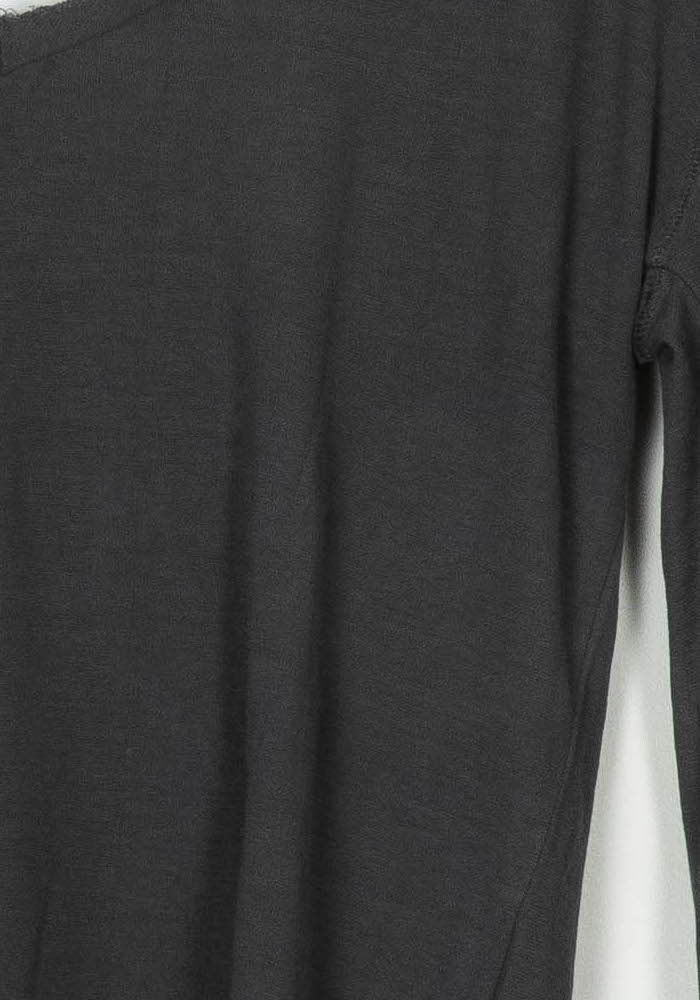 Pull à Col V Gris - Taille L/40 de la marque American Vintage | PARAD124255 - Vendu par Paradigme - Image 3