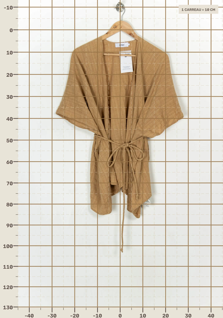 Cape Beige - Taille T.U. de la marque Notshy Cashmere | PARAD124258 - Vendu par Paradigme - Image 4
