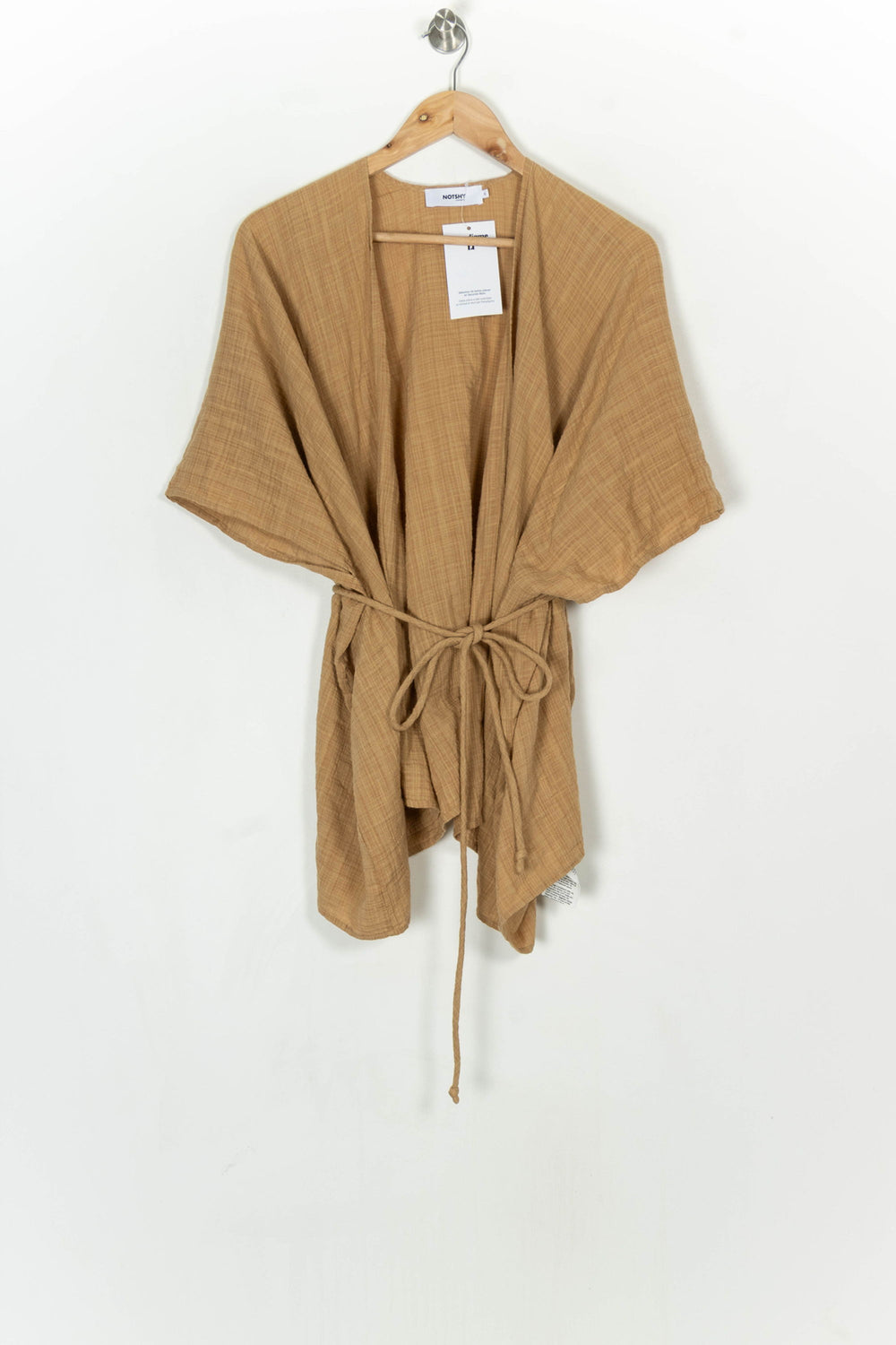Cape Beige - Taille T.U. de la marque Notshy Cashmere | PARAD124258 - Vendu par Paradigme - Image 2