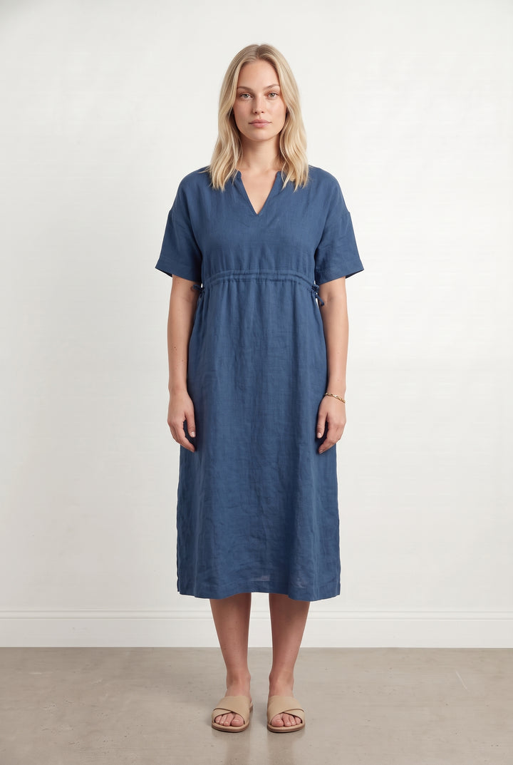 Robe Longue Bleue - Taille L/40 de la marque Maison Montagut | PARAD124259 - Vendu par Paradigme - Image 1