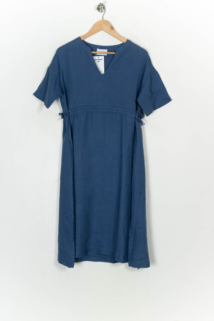 Robe Longue Bleue - Taille L/40 de la marque Maison Montagut | PARAD124259 - Vendu par Paradigme - Image 2