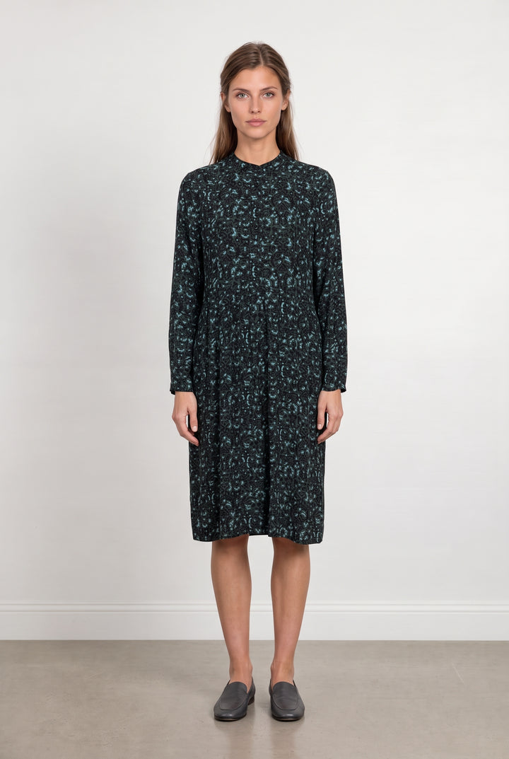 Robe Midi Noire et Verte - Taille M/38 de la marque Gerard Darel | PARAD124260 - Vendu par Paradigme - Image 1