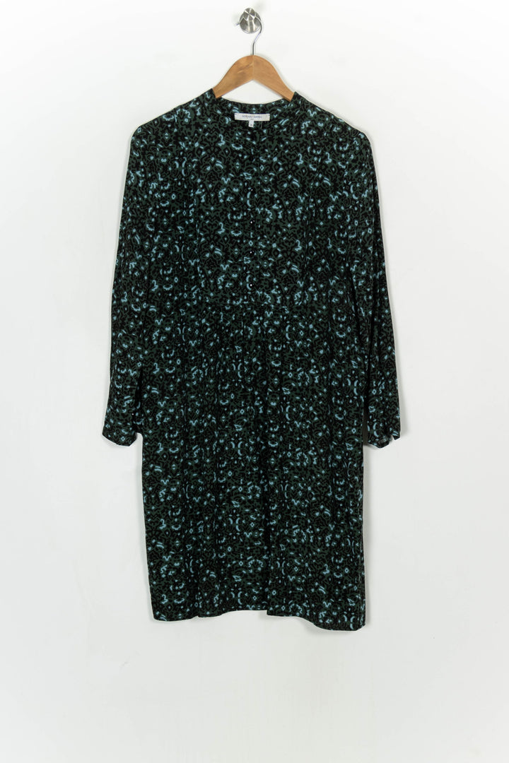 Robe Midi Noire et Verte - Taille M/38 de la marque Gerard Darel | PARAD124260 - Vendu par Paradigme - Image 2