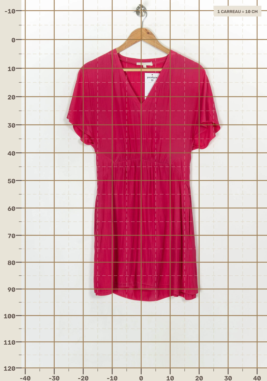 Robe Courte Rose - Taille M/38 de la marque Maje | PARAD124261 - Vendu par Paradigme - Image 4