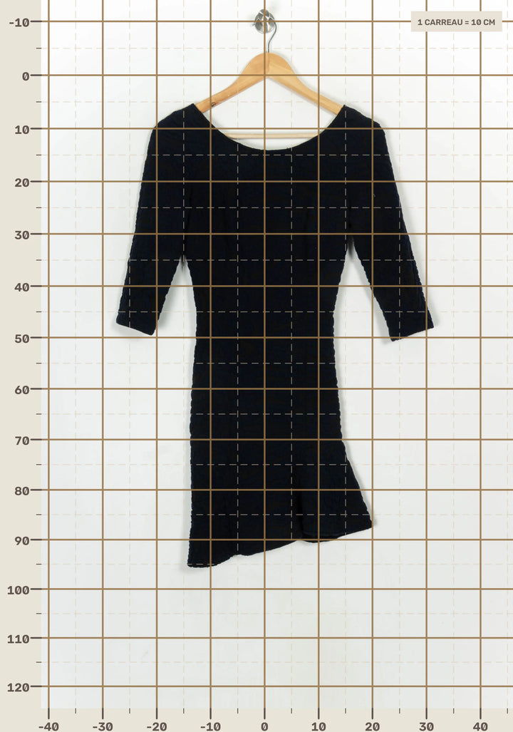 Robe Longue Bleu Marine - Taille S/36 de la marque ba&amp;sh | PARAD124262 - Vendu par Paradigme - Image 4