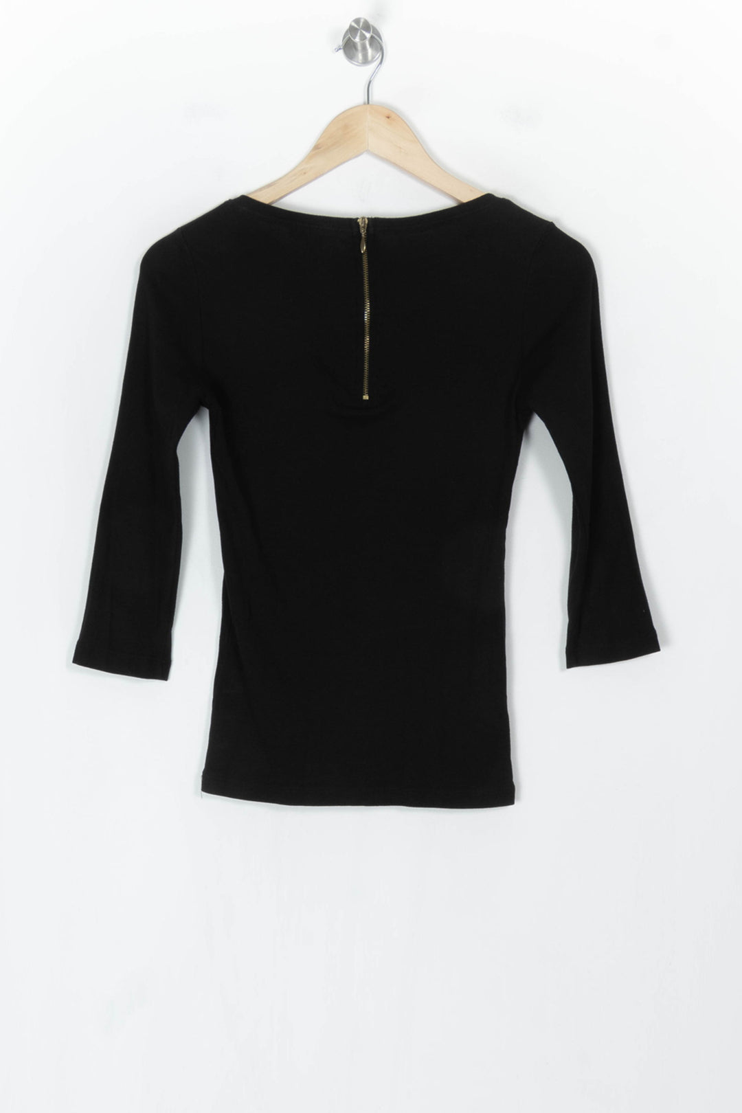 T-shirt manches longues noir - Taille S/36 de la marque Caroll | PARAD124265 - Vendu par Paradigme - Image 5