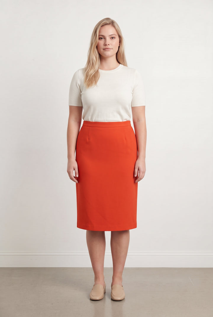 Jupe Midi Orange - Taille XXXL/46 de la marque Galeries Lafayette | PARAD124266 - Vendu par Paradigme - Image 1