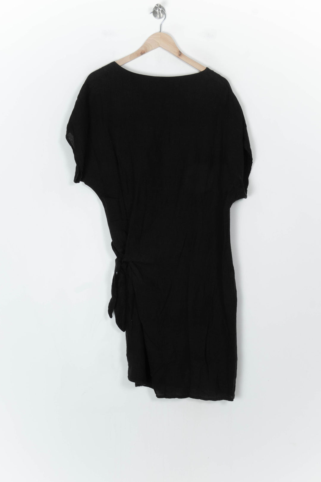 Robe Cache-Cœur Noire - Taille M/38 de la marque La Fée Maraboutée | PARAD124268 - Vendu par Paradigme - Image 5