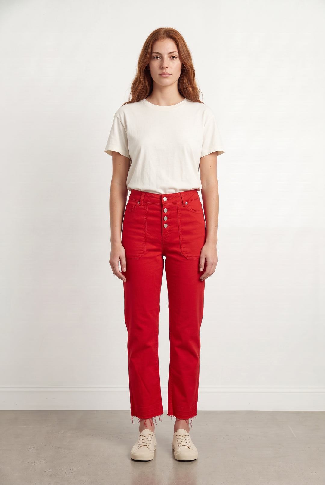 Jean Rouge - Taille S/36 de la marque Zadig&amp;Voltaire | PARAD124271 - Vendu par Paradigme - Image 1