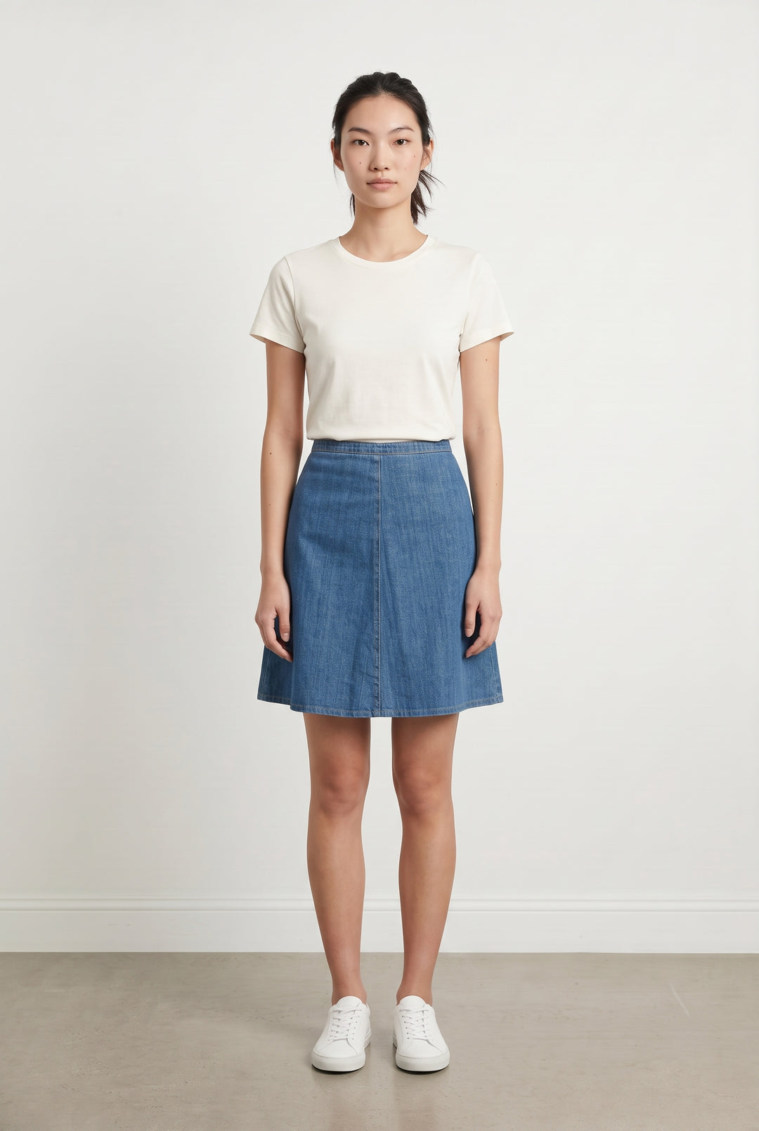 Jupe midi en jean bleue - Taille S/36