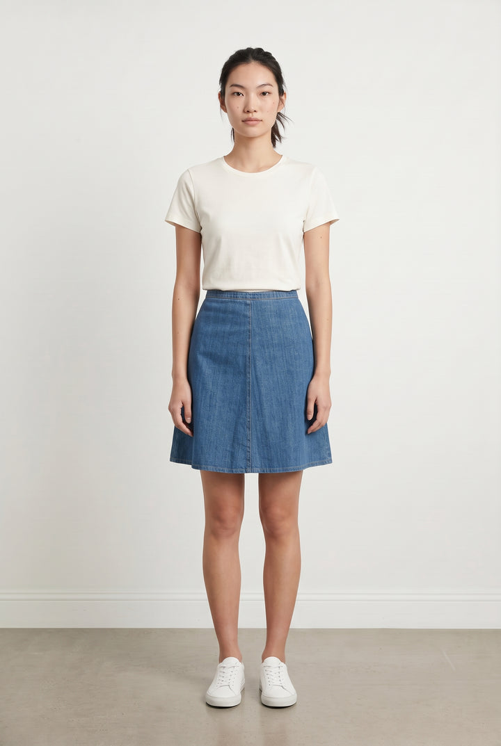 Jupe midi en jean bleue - Taille S/36
