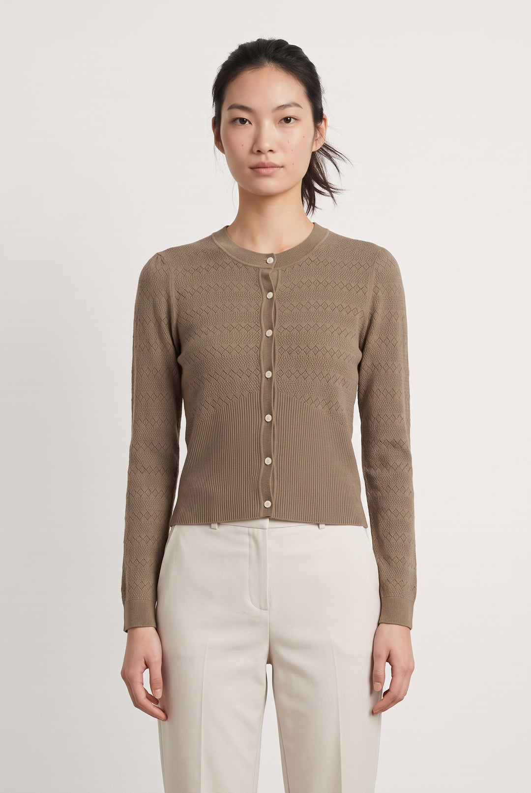Cardigan Beige - Taille XS/34 de la marque Marie Sixtine | PARAD124274 - Vendu par Paradigme - Image 1