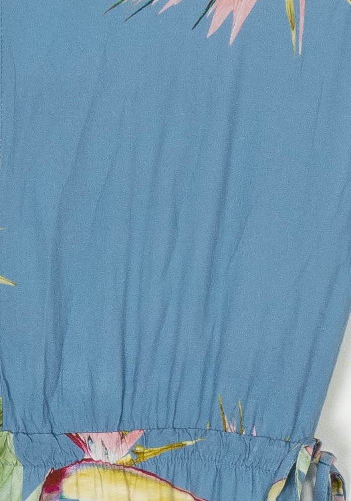 Robe Longue Bleue - Taille S/36 de la marque La Fée Maraboutée | PARAD124275 - Vendu par Paradigme - Image 3
