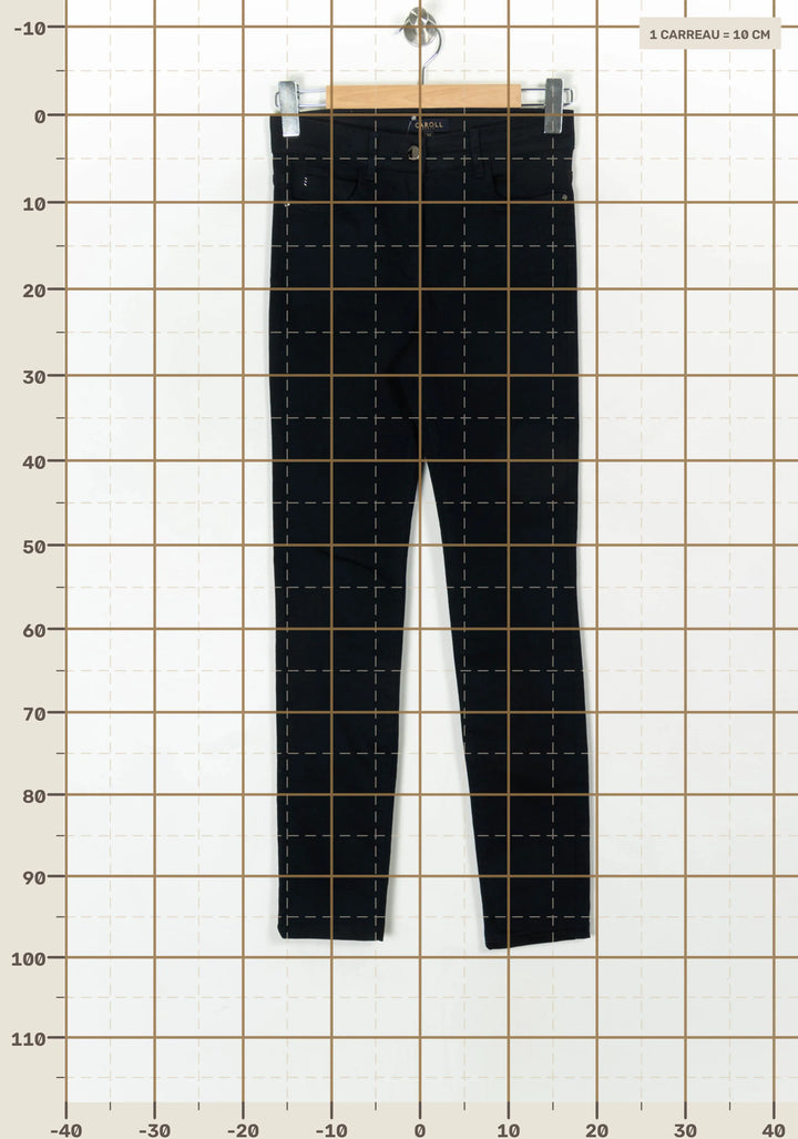 Jean Noir - Taille S/36 de la marque Caroll | PARAD124277 - Vendu par Paradigme - Image 4