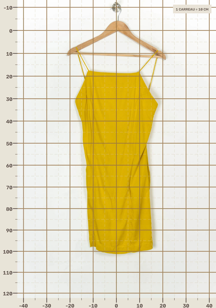 Robe Courte Jaune - Taille L/40 de la marque Karma Koma | PARAD124283 - Vendu par Paradigme - Image 4
