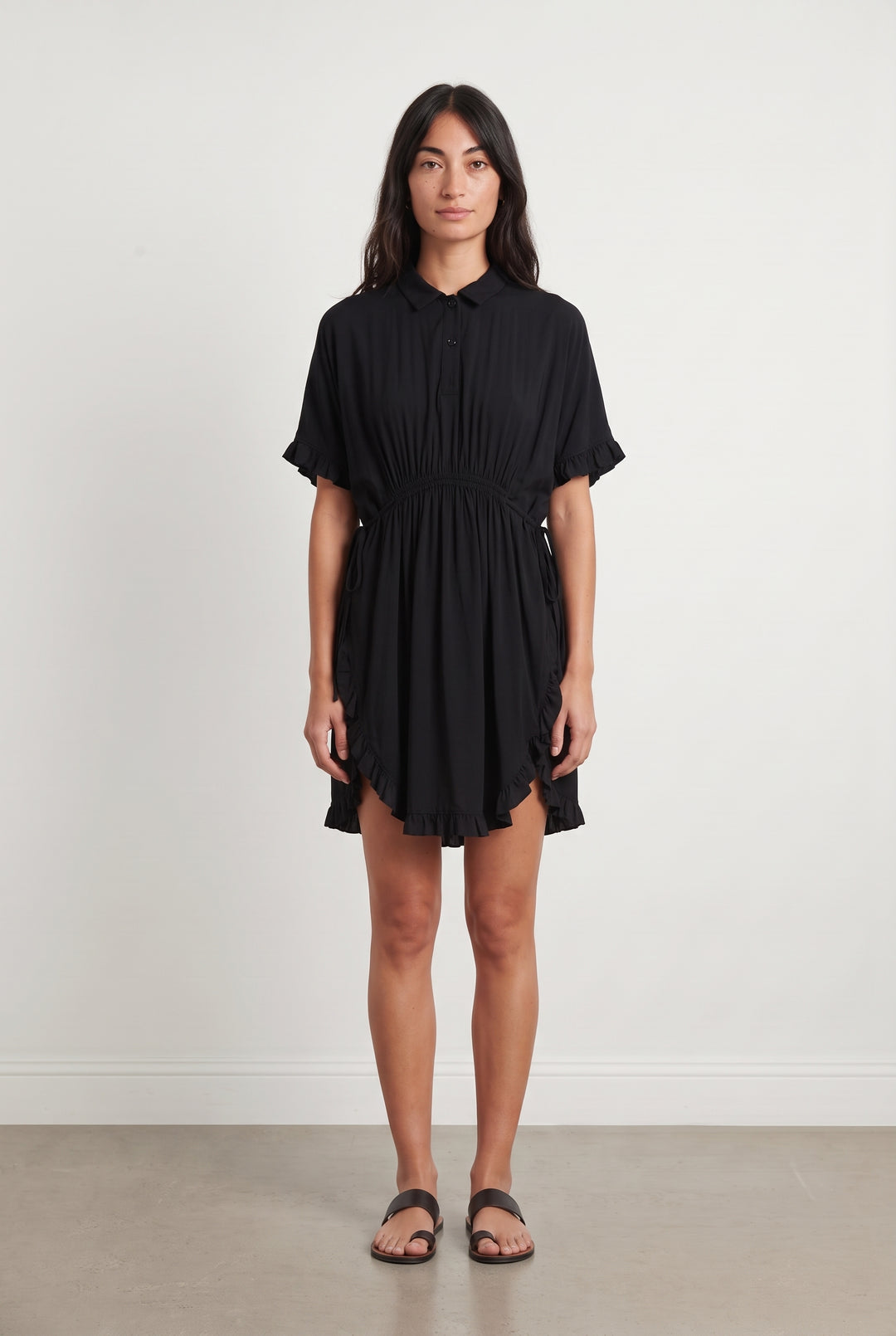 Robe Courte Noire - Taille T.U. de la marque Indies | PARAD124286 - Vendu par Paradigme - Image 1