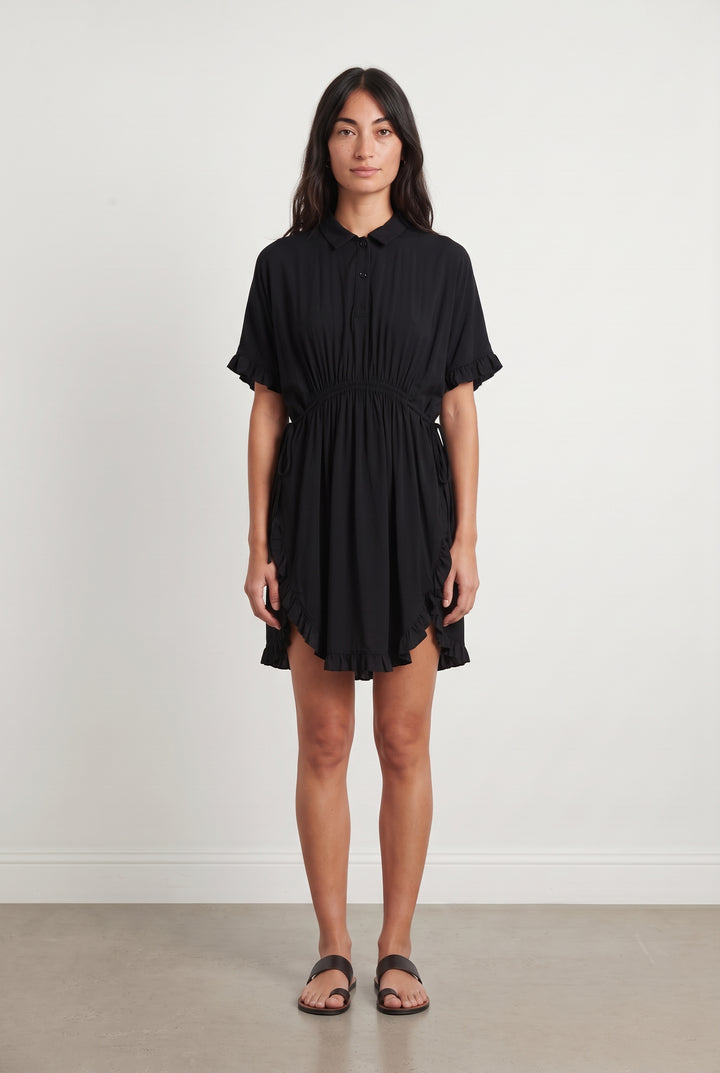 Robe Courte Noire - Taille T.U. de la marque Indies | PARAD124286 - Vendu par Paradigme - Image 1