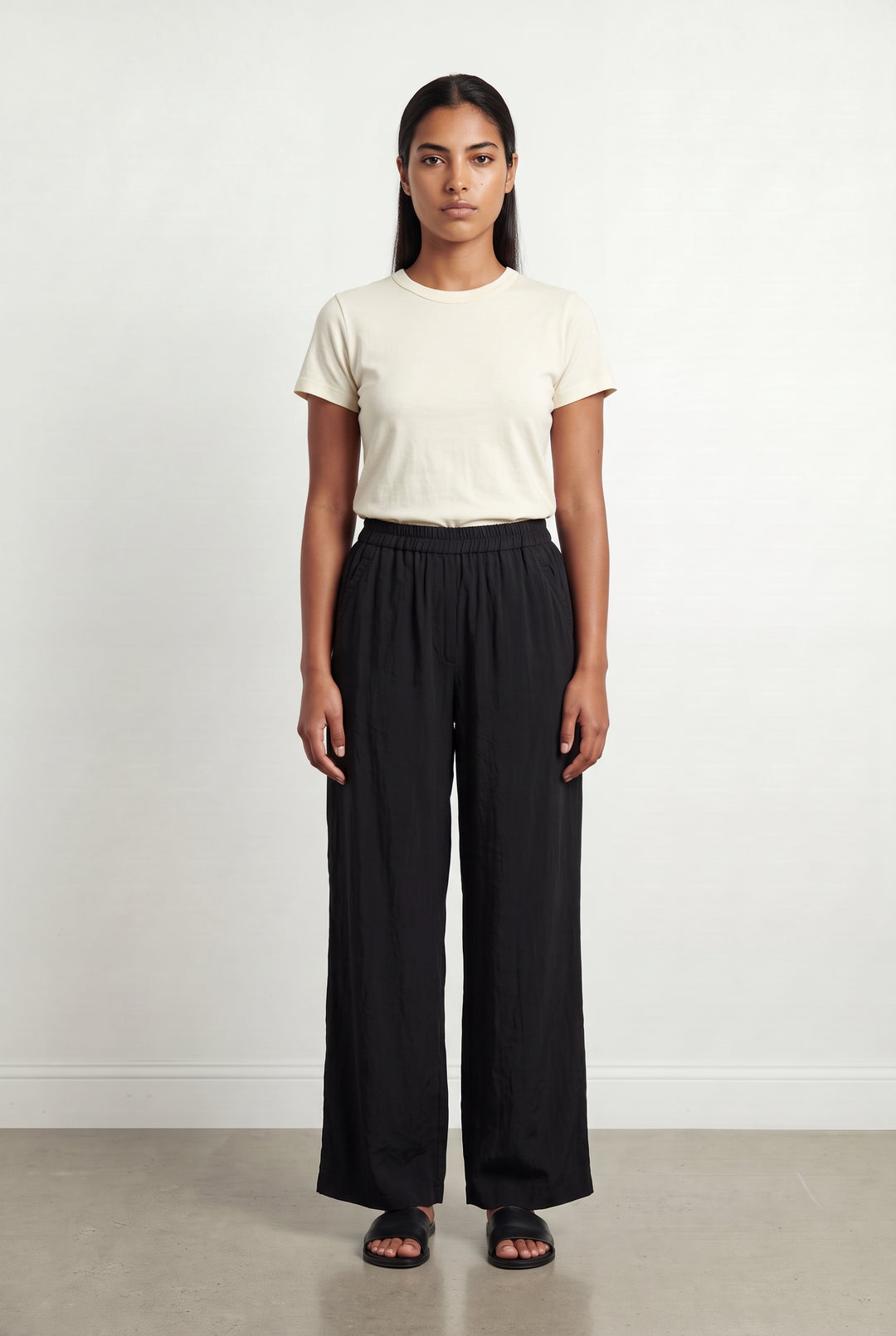 Pantalon Large Noir - Taille L/40 de la marque Notshy Cashmere | PARAD124288 - Vendu par Paradigme - Image 1