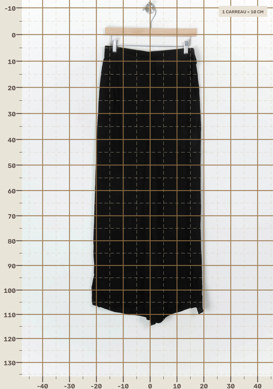 Pantalon Large Noir - Taille L/40 de la marque Notshy Cashmere | PARAD124288 - Vendu par Paradigme - Image 4