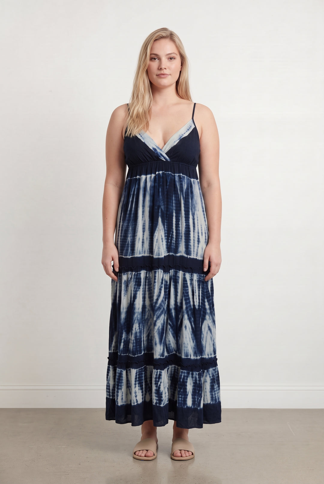 Robe Longue Bleue et Blanche - Taille XL/42 de la marque Gerard Darel | PARAD124293 - Vendu par Paradigme - Image 1